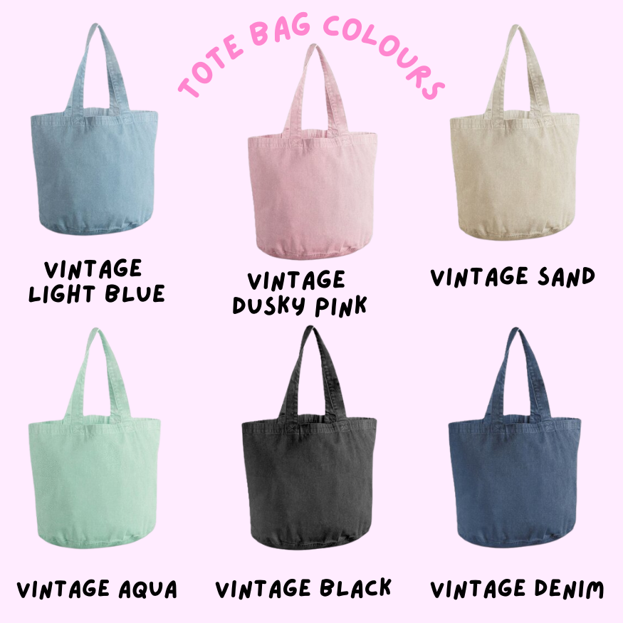 STARS HOLLOW GARDEN SOCIETY EMBROIDERED TOTE BAG