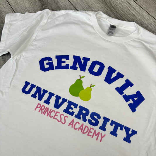 GENOVIA UNIVERSITY PRINTED T-SHIRT