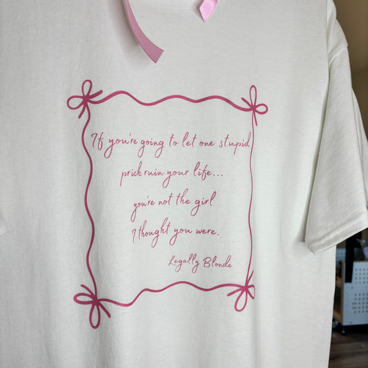 IF YOU'RE GOING TO LET PRINTED T-SHIRT