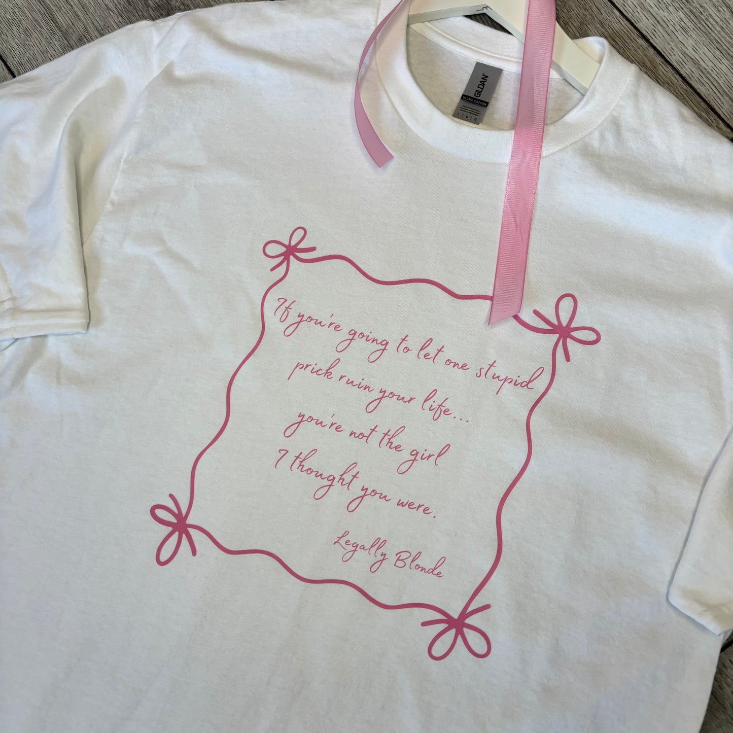 IF YOU'RE GOING TO LET PRINTED T-SHIRT
