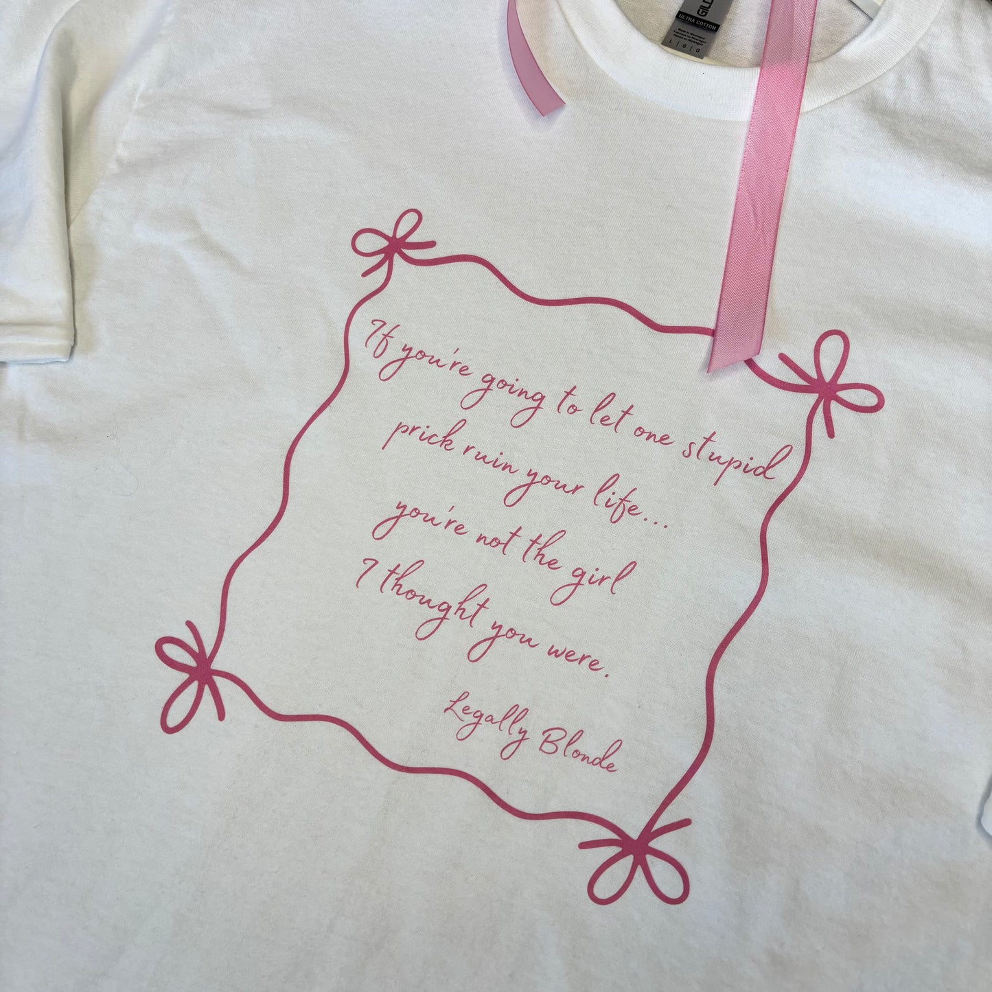 IF YOU'RE GOING TO LET PRINTED T-SHIRT