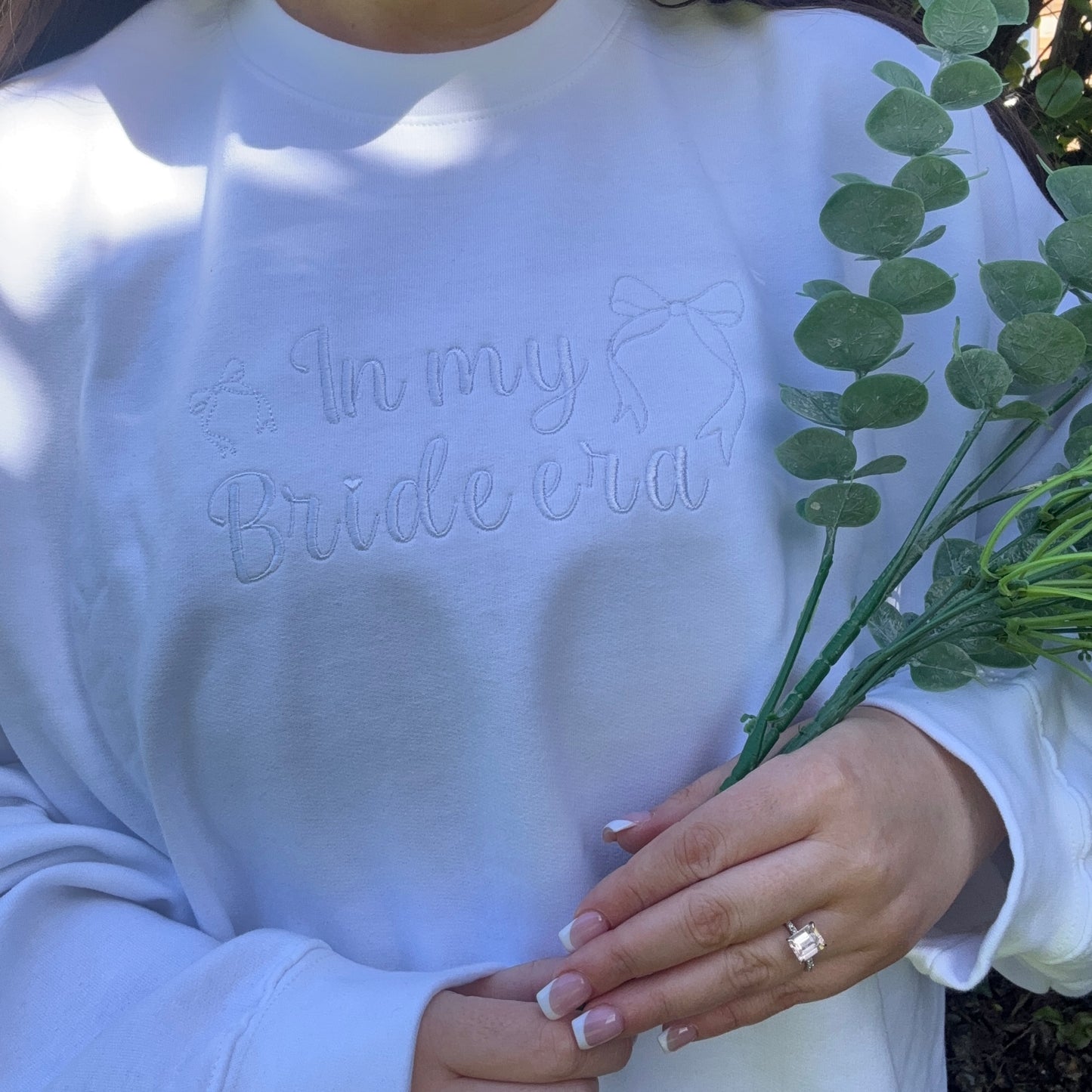 IN MY BRIDE ERA EMBROIDERED SWEATSHIRT