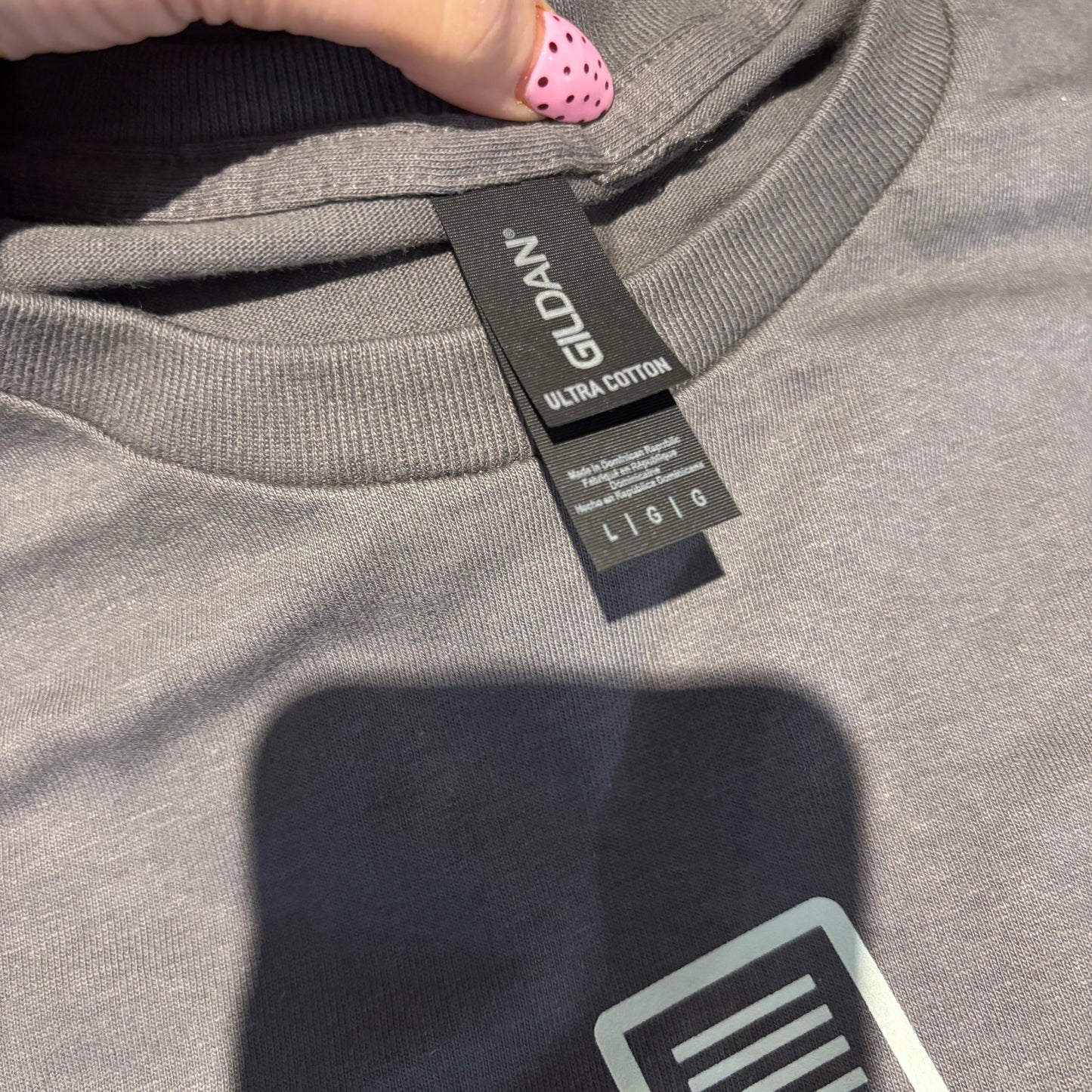 LARGE CHARCOAL RATHER BE AT HOME TEE