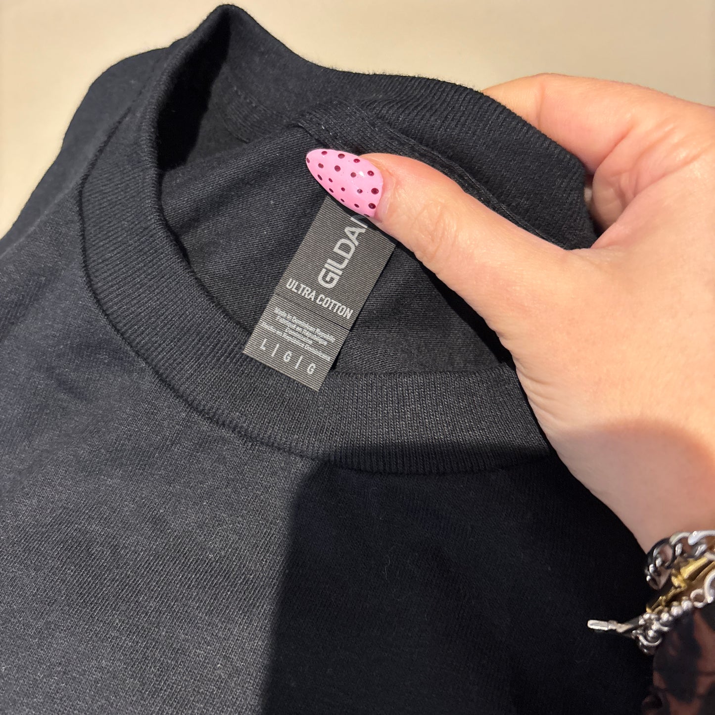 LARGE BLACK HAUNTED BY MY TBR TEE