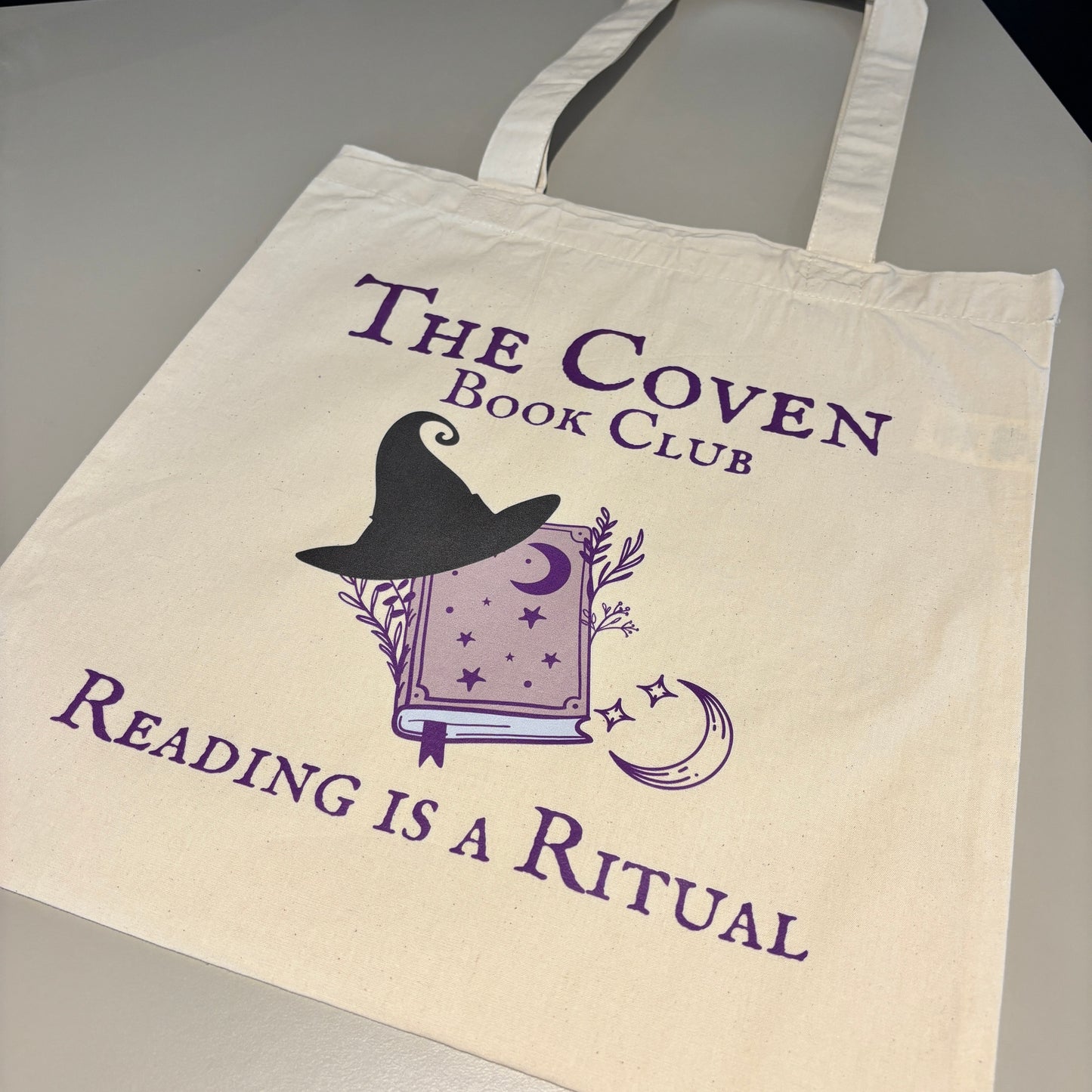 THE COVEN BOOK CLUB READING IS A RITUAL TOTE