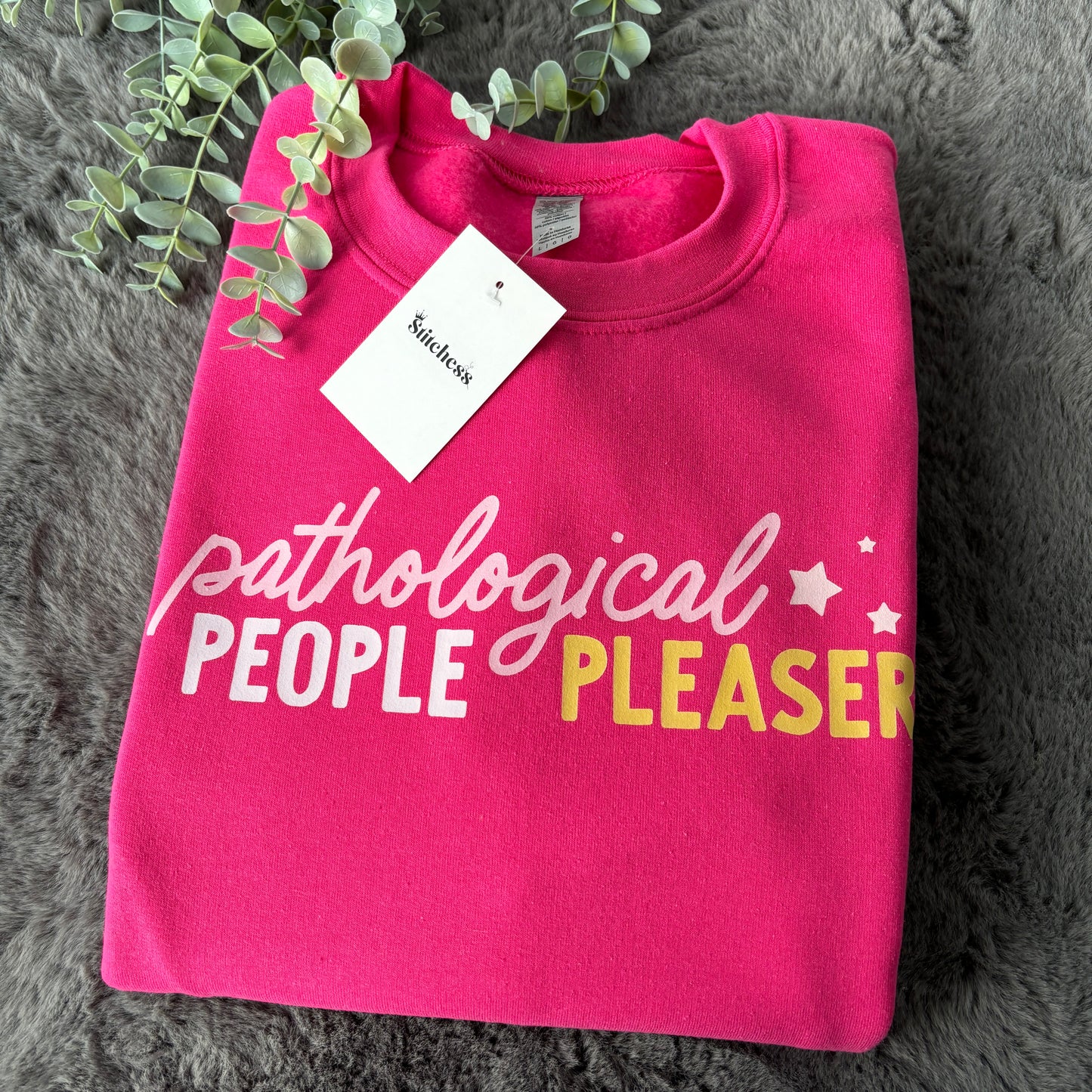 PEOPLE PLEASER PRINTED T-SHIRT/SWEATSHIRT