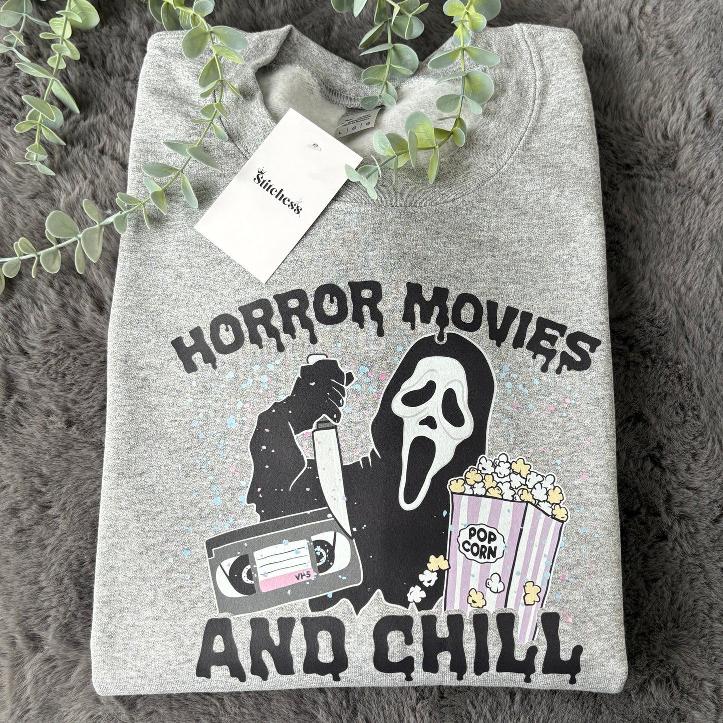 HORROR MOVIES PRINTED T-SHIRT/SWEATSHIRT