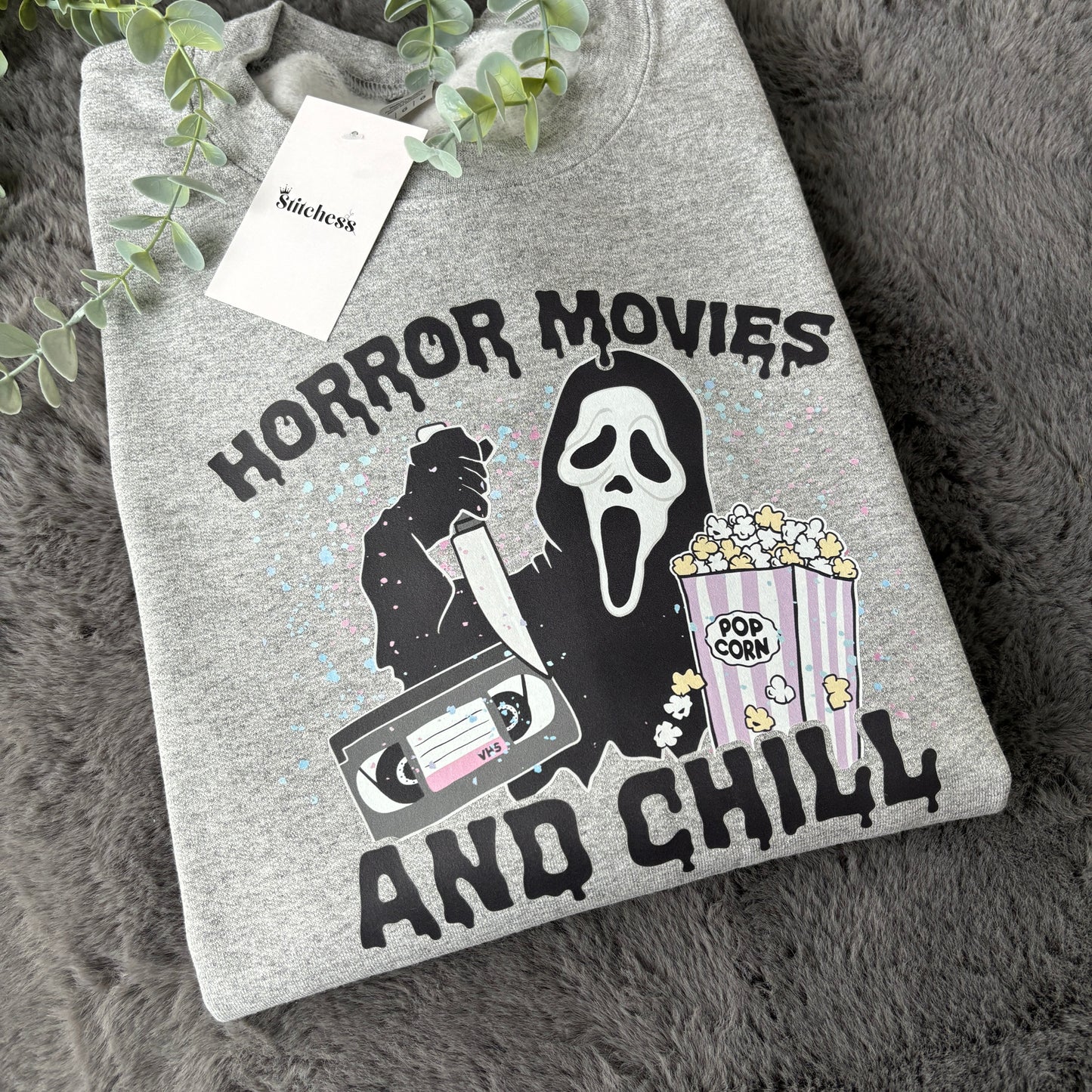 HORROR MOVIES PRINTED T-SHIRT/SWEATSHIRT