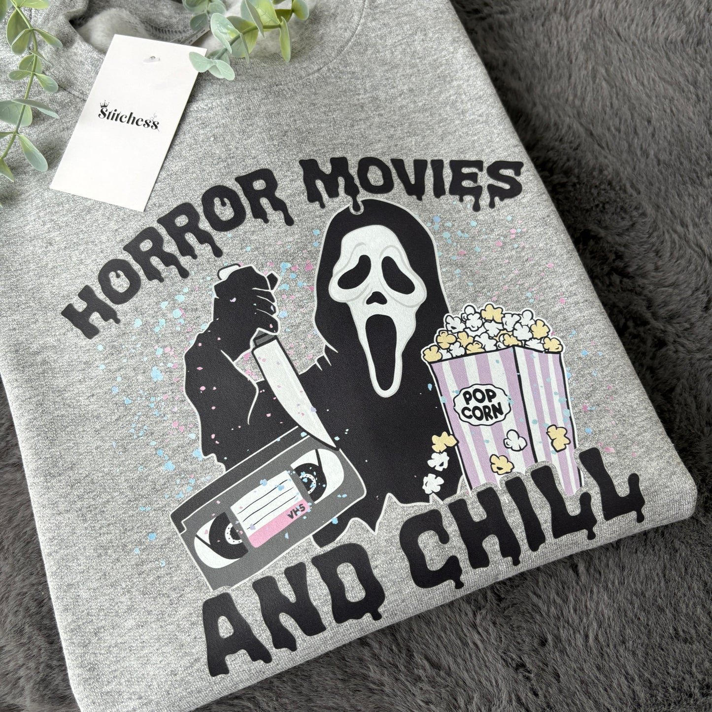 HORROR MOVIES PRINTED T-SHIRT/SWEATSHIRT