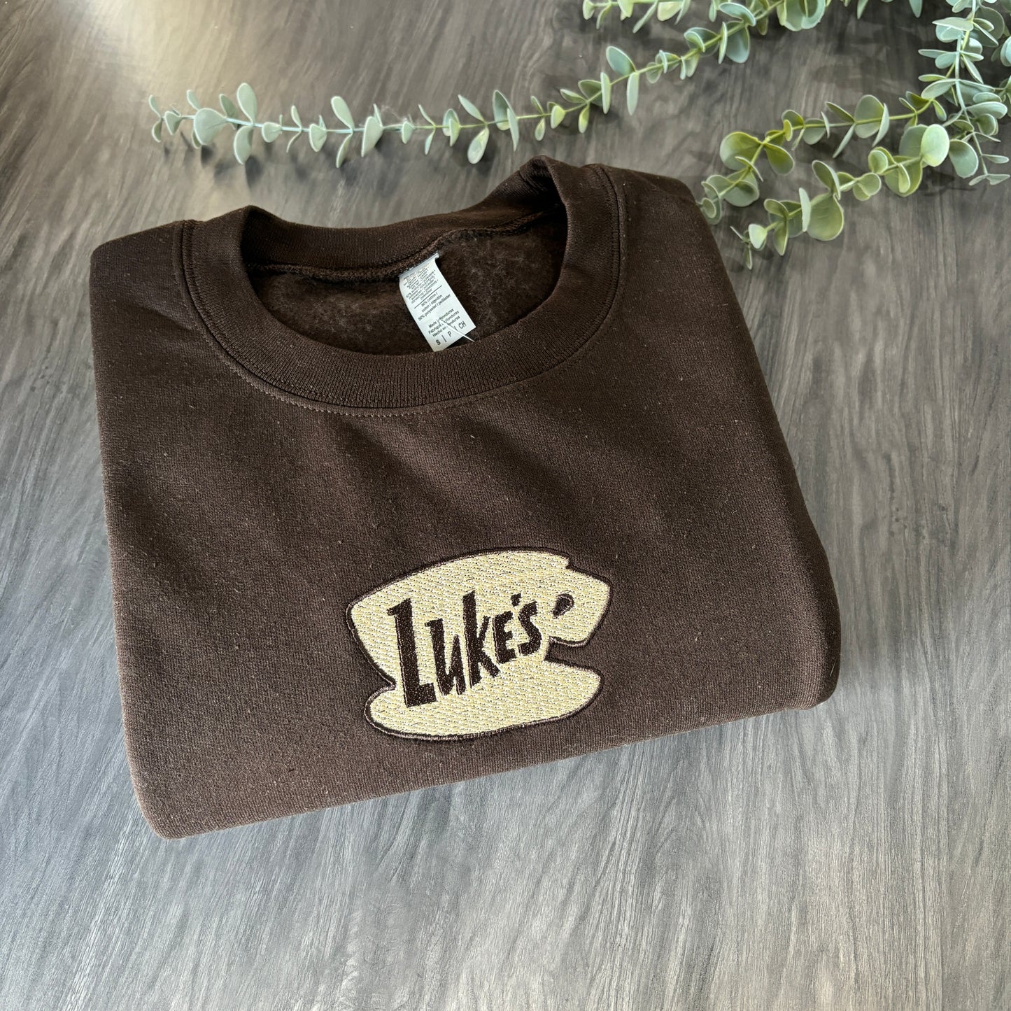 LUKES COFFEE EMBROIDERED SWEATSHIRT