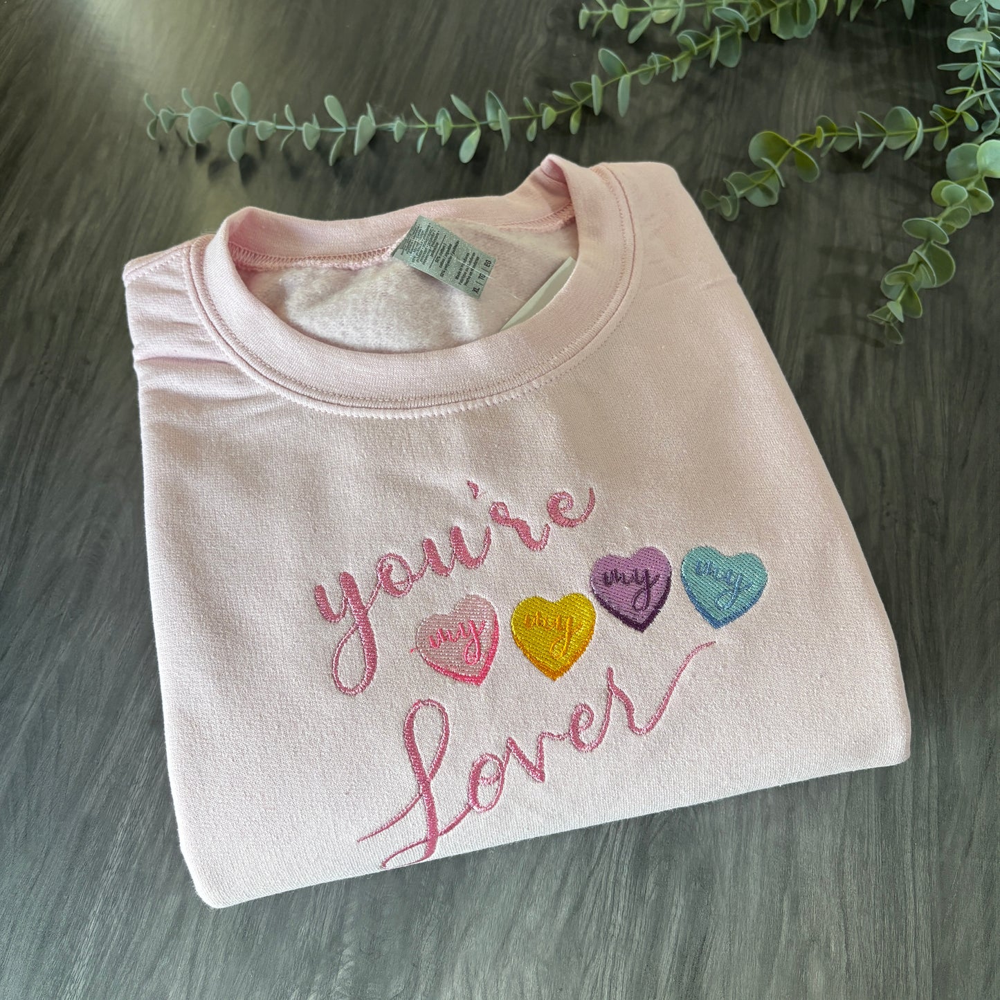 LOVER EMBROIDERED SWEATSHIRT
