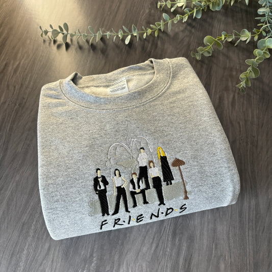 FRIENDS EMBROIDERED SWEATSHIRT