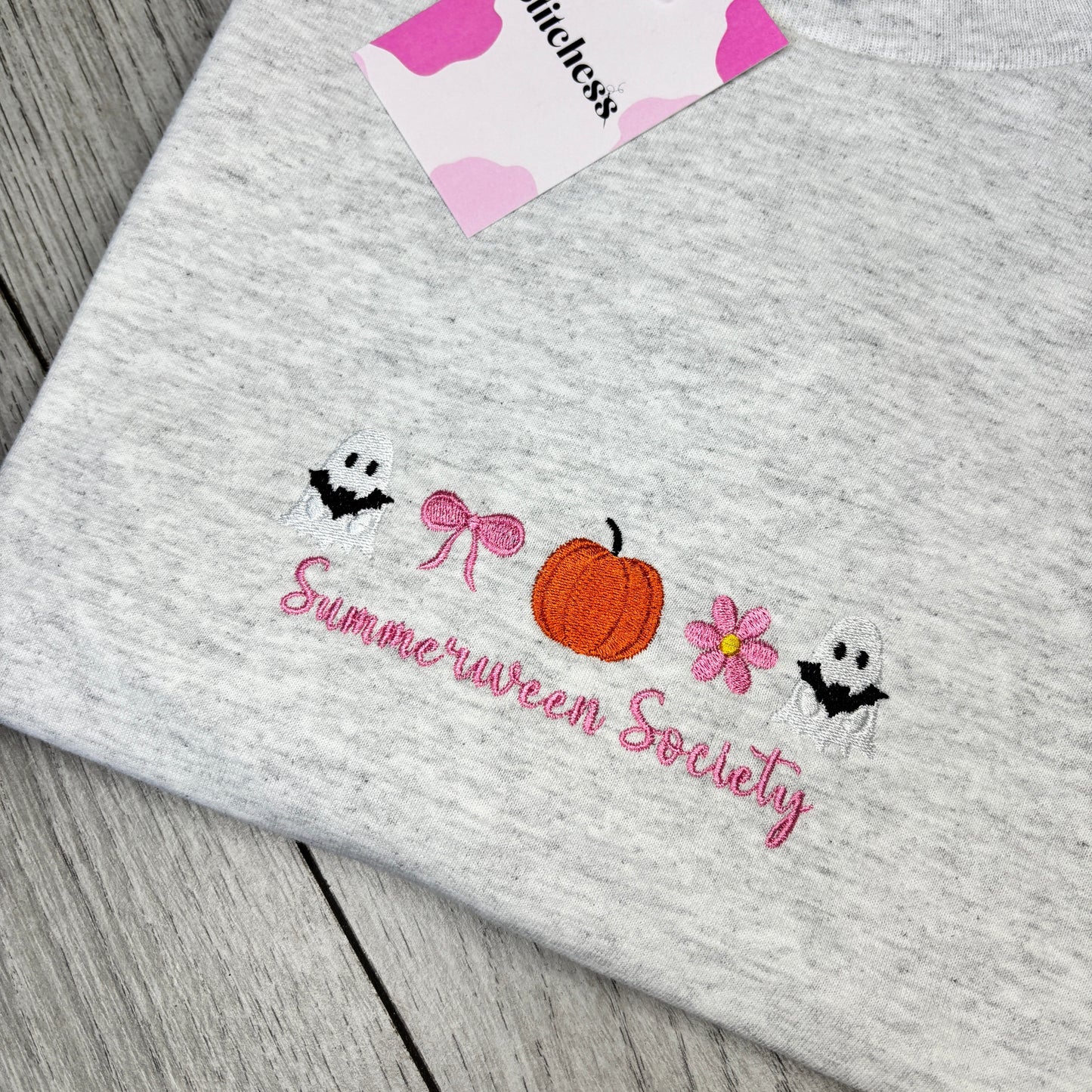 SUMMERWEEN SOCIETY EMBROIDERED T-SHIRT/SWEATSHIRT
