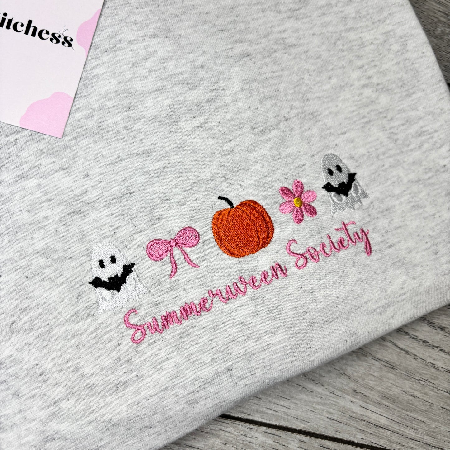 SUMMERWEEN SOCIETY EMBROIDERED T-SHIRT/SWEATSHIRT