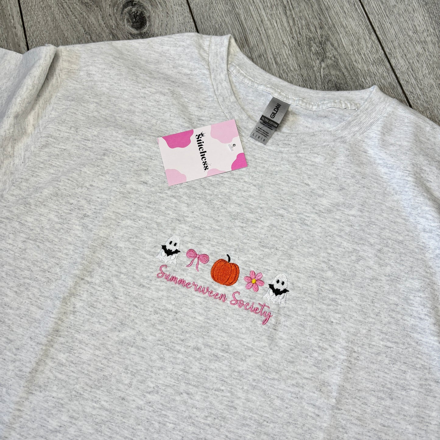 SUMMERWEEN SOCIETY EMBROIDERED T-SHIRT/SWEATSHIRT