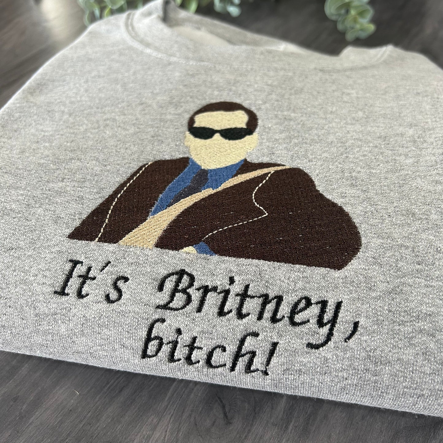 MICHAEL SCOTT EMBROIDERED SWEATSHIRT