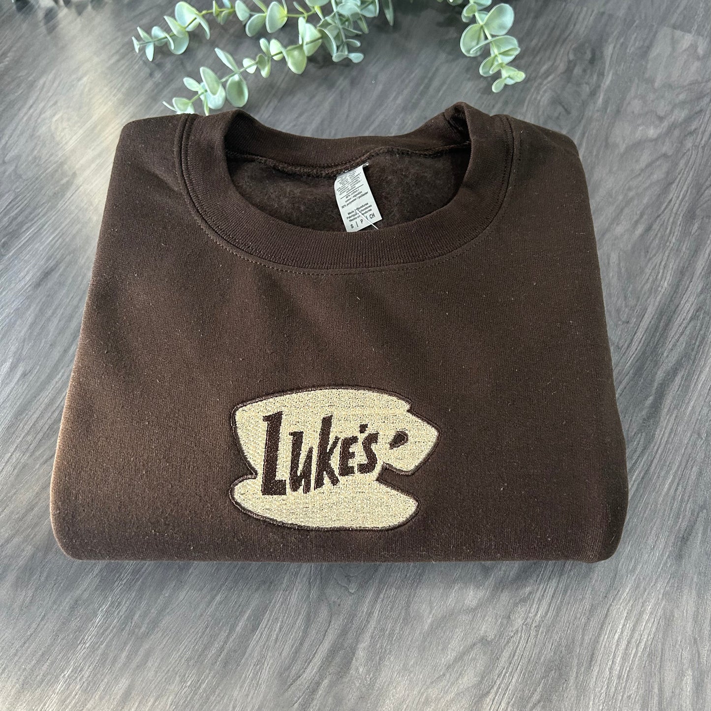 LUKES COFFEE EMBROIDERED SWEATSHIRT