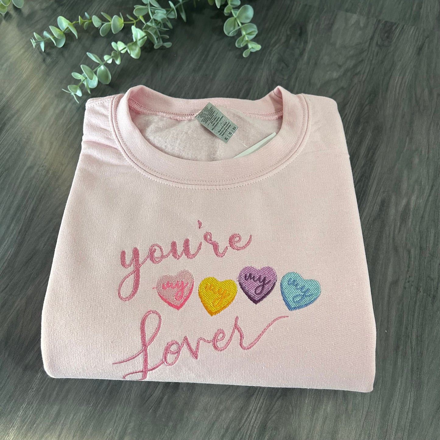 LOVER EMBROIDERED SWEATSHIRT