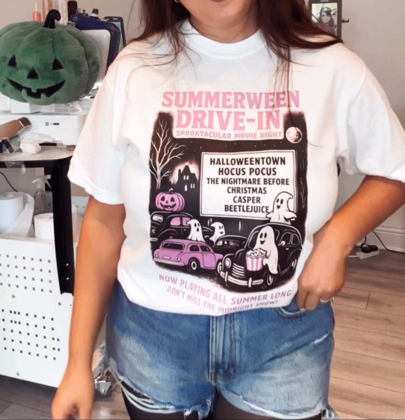SUMMERWEEN DRIVE IN PRINTED T-SHIRT 👻