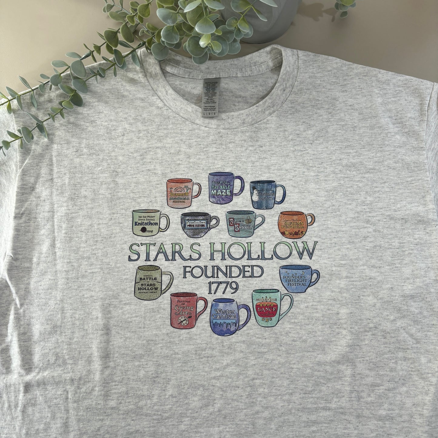 STARS HOLLOW MUGS PRINTED T-SHIRT/SWEATSHIRT