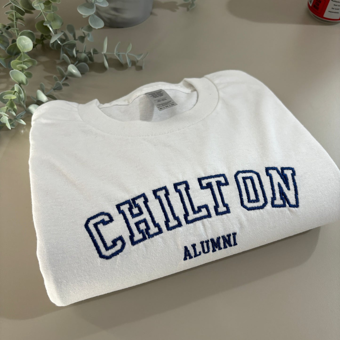 CHILTON EMBROIDERED T-SHIRT/ SWEATSHIRT