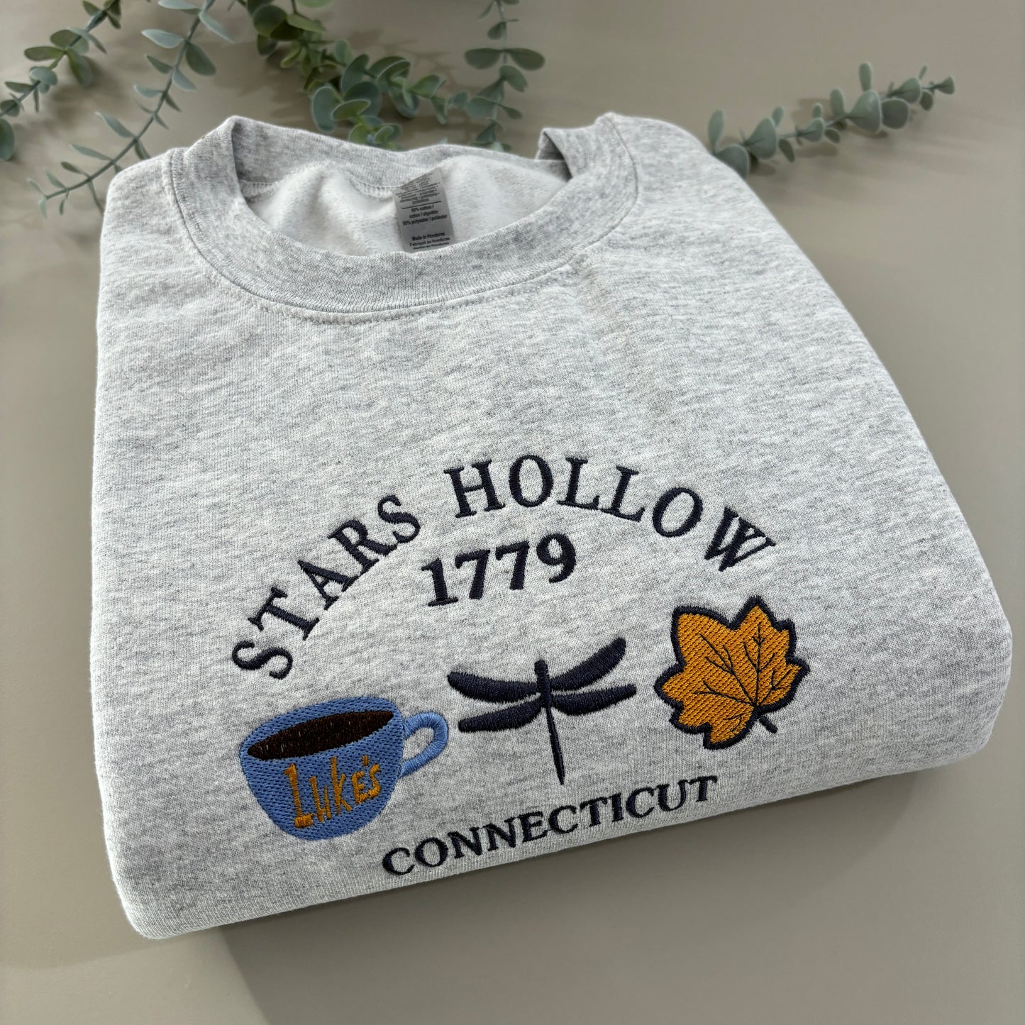 STARS HOLLOW ICONS EMBROIDERED SWEATSHIRT