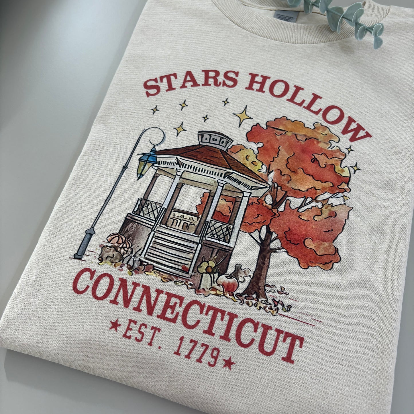 STARS HOLLOW PRINTED T-SHIRT/SWEATSHIRT