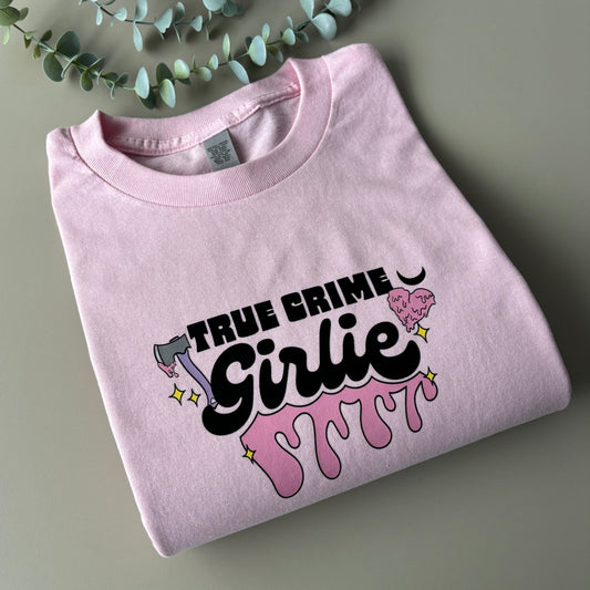 TRUE CRIME GIRLIE PRINTED T-SHIRT/SWEATSHIRT