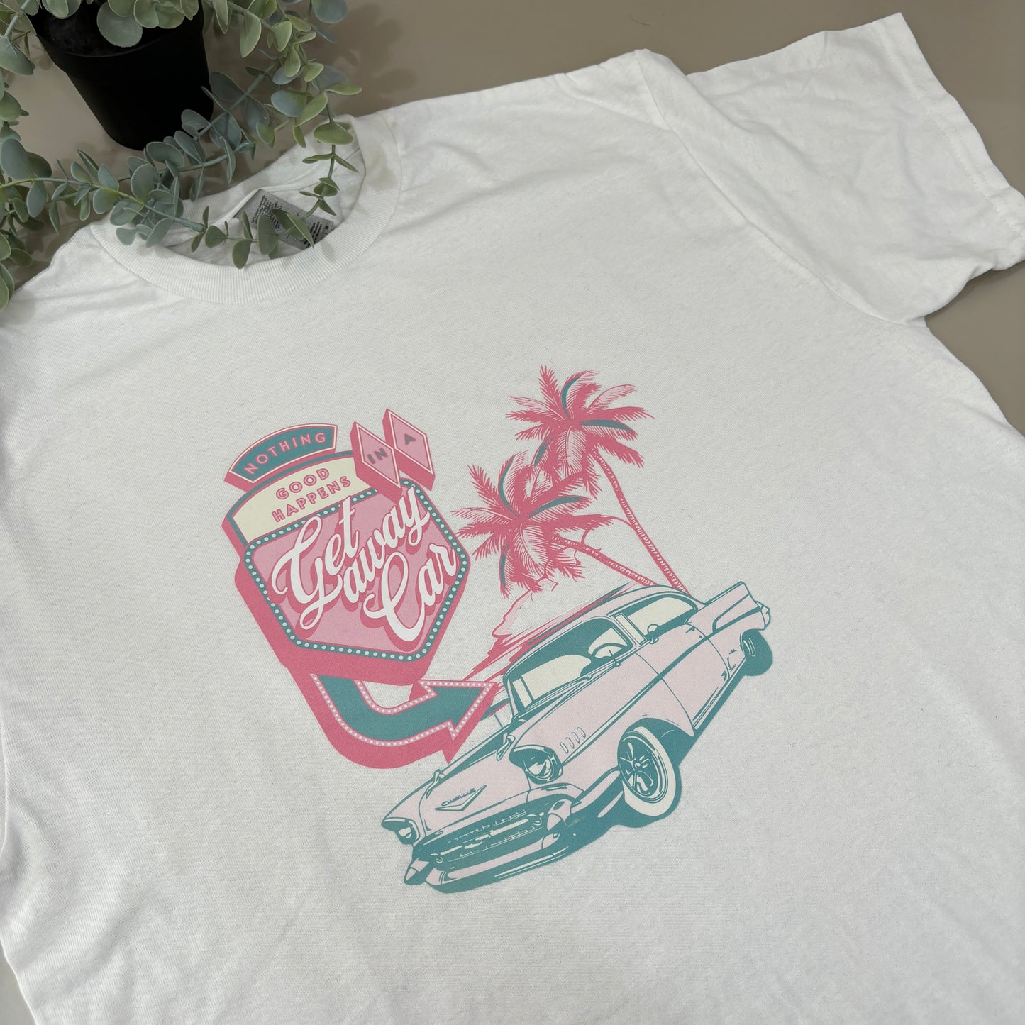 GETAWAY CAR PRINTED T-SHIRT/SWEATSHIRT