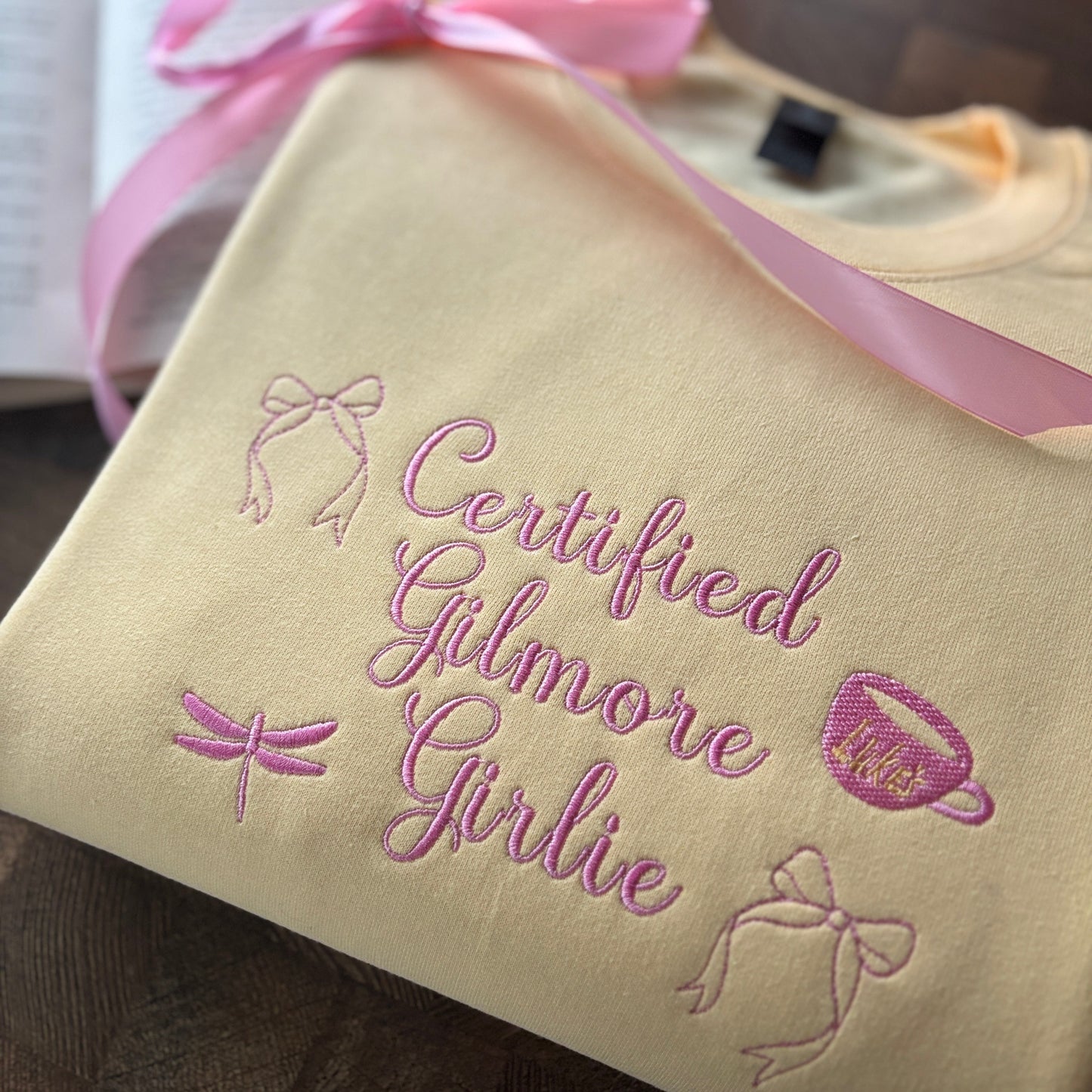 CERTIFIED GILMORE GIRLIE EMBROIDERED SWEATSHIRT