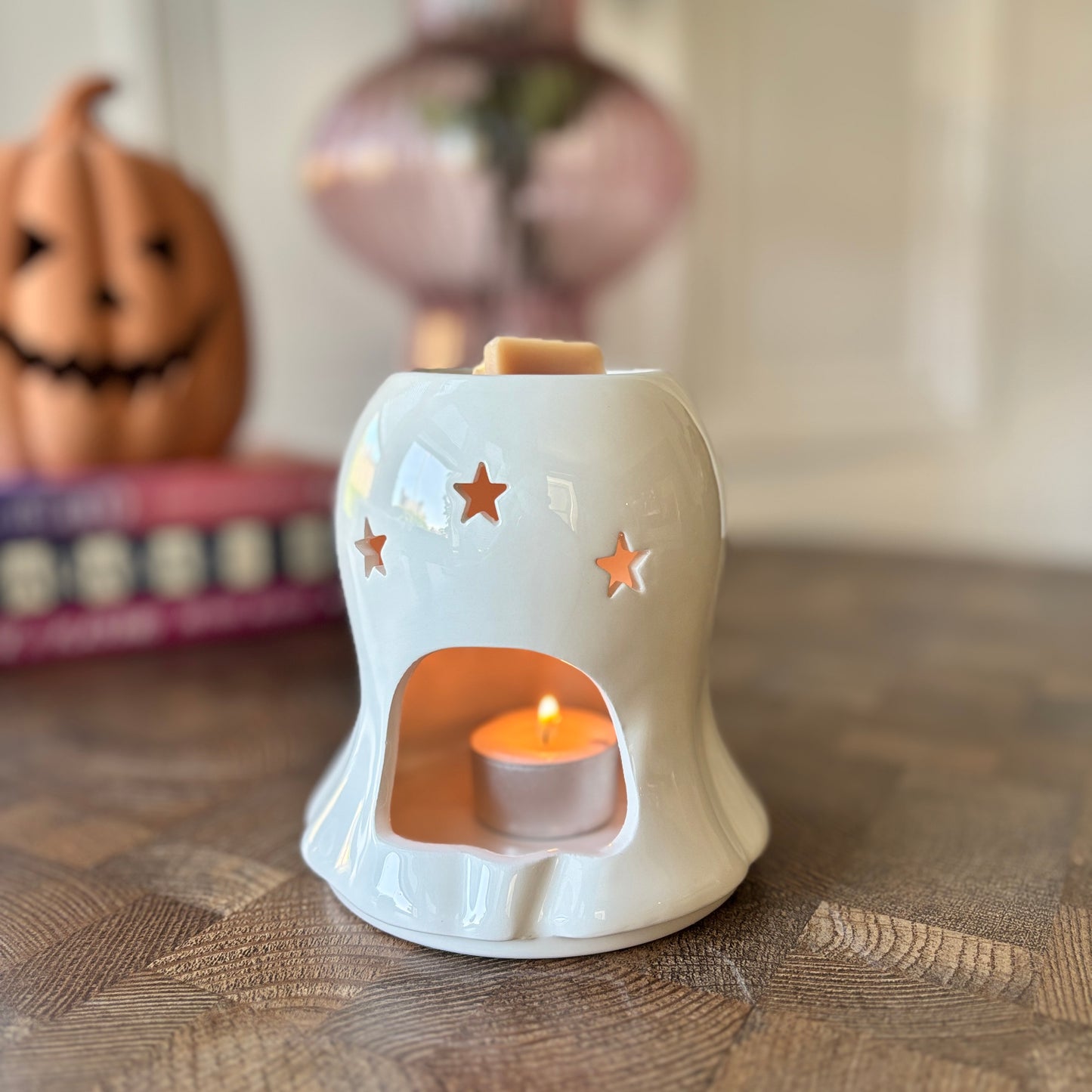 CANDY CORN GHOST WAX WARMER/ OIL BURNER