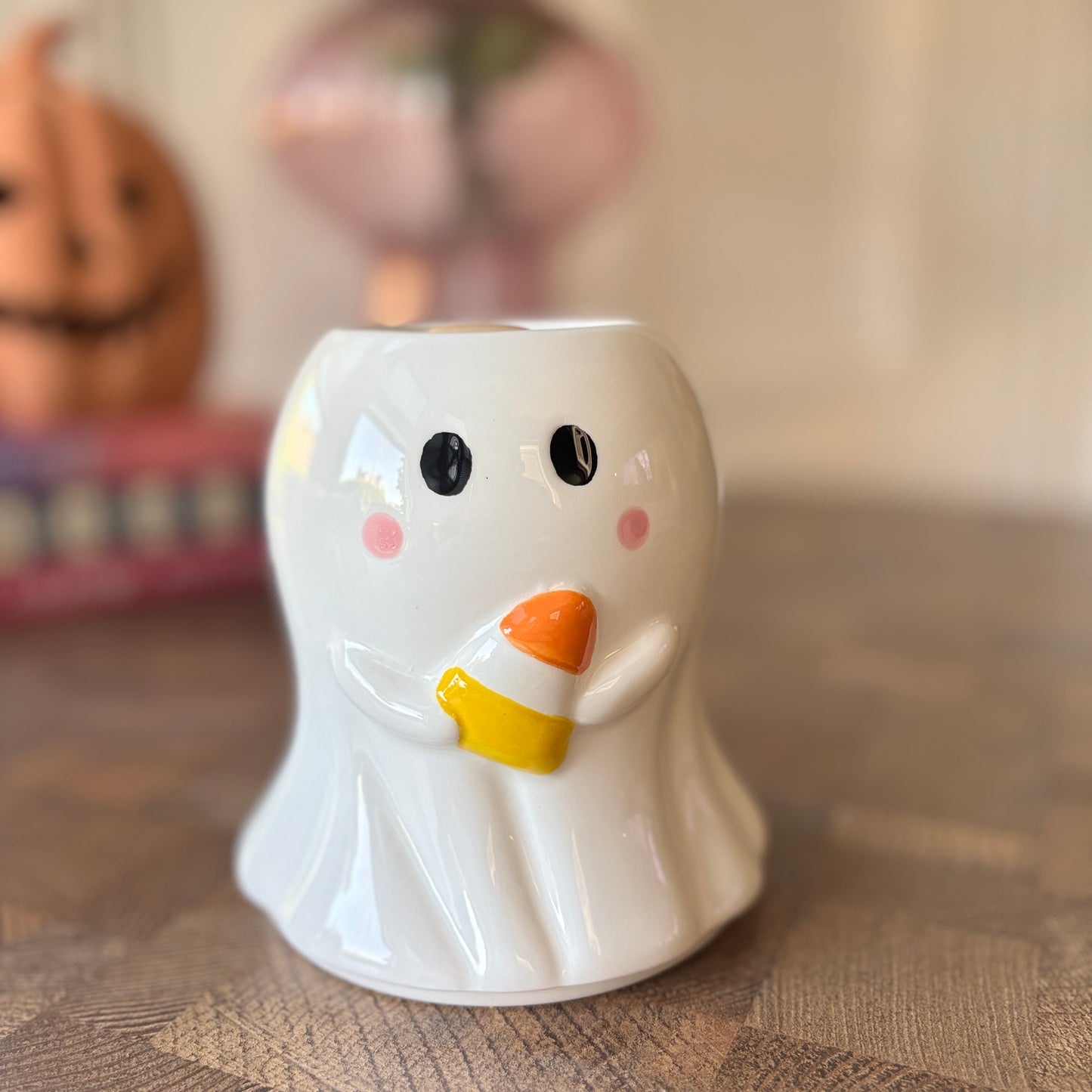 CANDY CORN GHOST WAX WARMER/ OIL BURNER