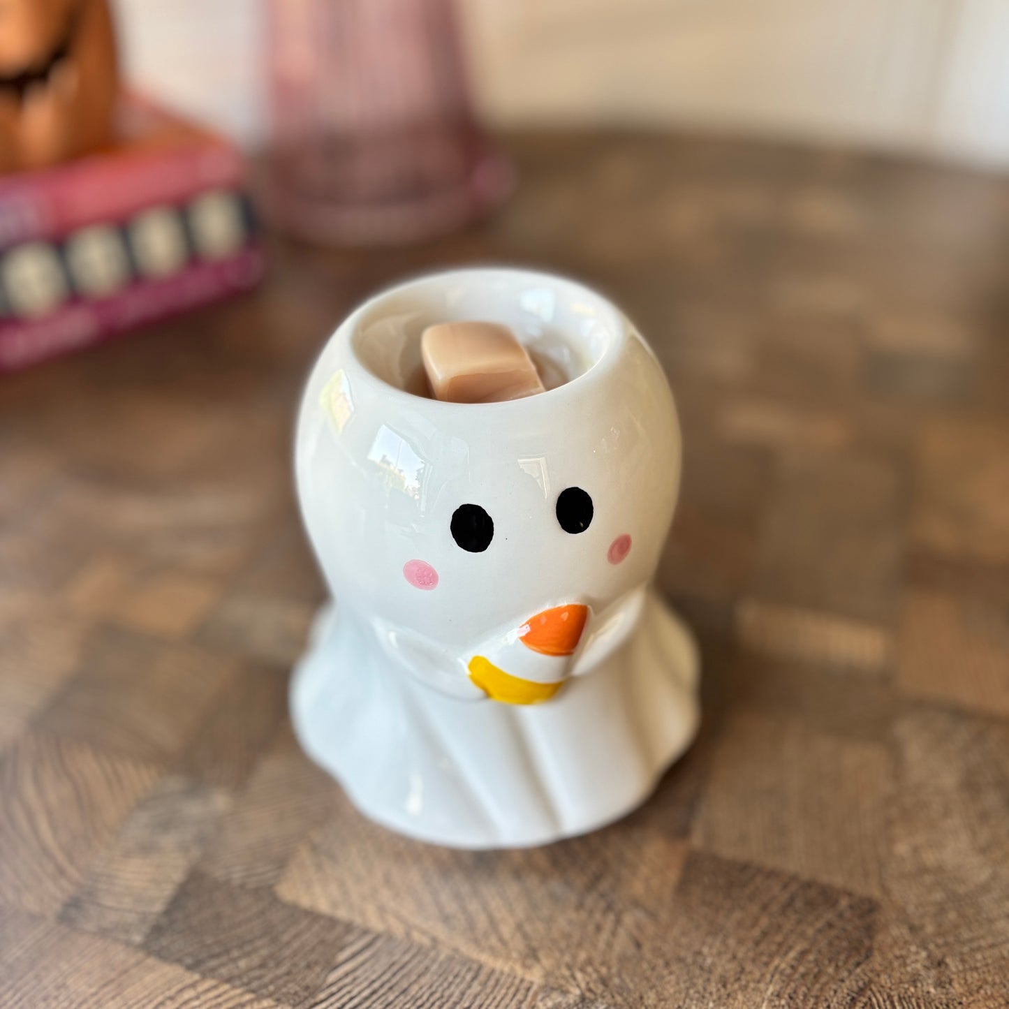 CANDY CORN GHOST WAX WARMER/ OIL BURNER