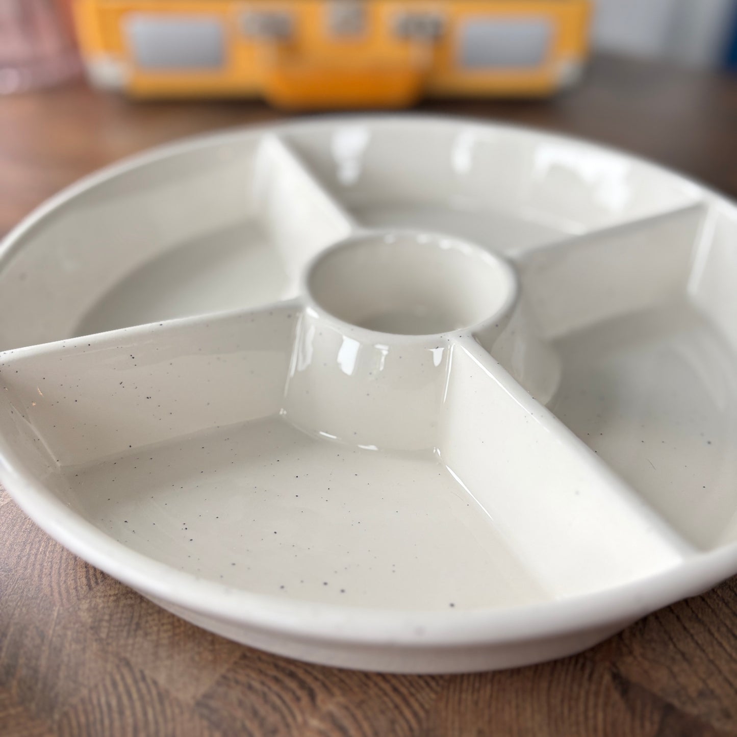 SPOOKY GHOST CERAMIC SNACK DISH