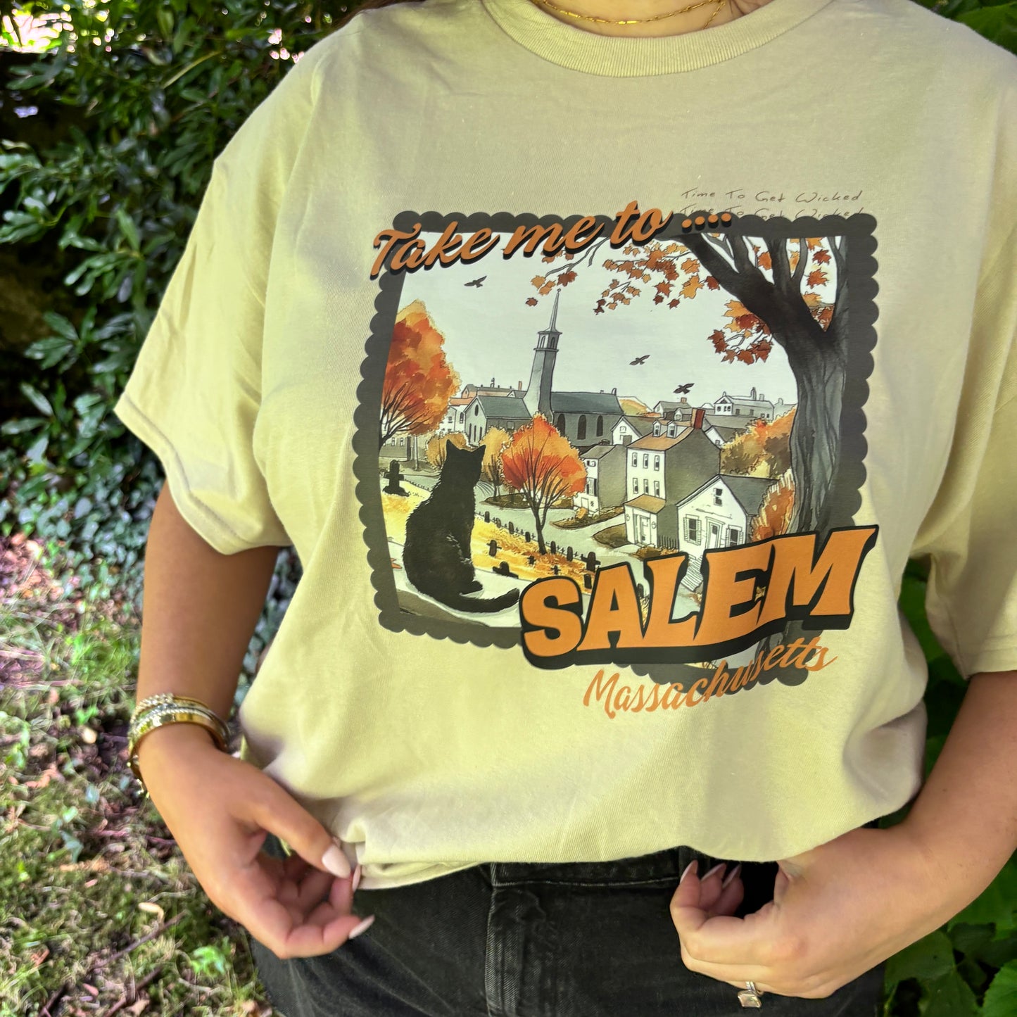 TAKE ME TO SALEM PRINTED T-SHIRT/ SWEATSHIRT