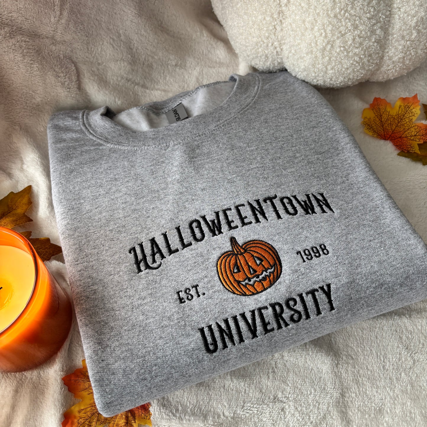 HALLOWEENTOWN UNIVERSITY EMBROIDERED SWEATSHIRT