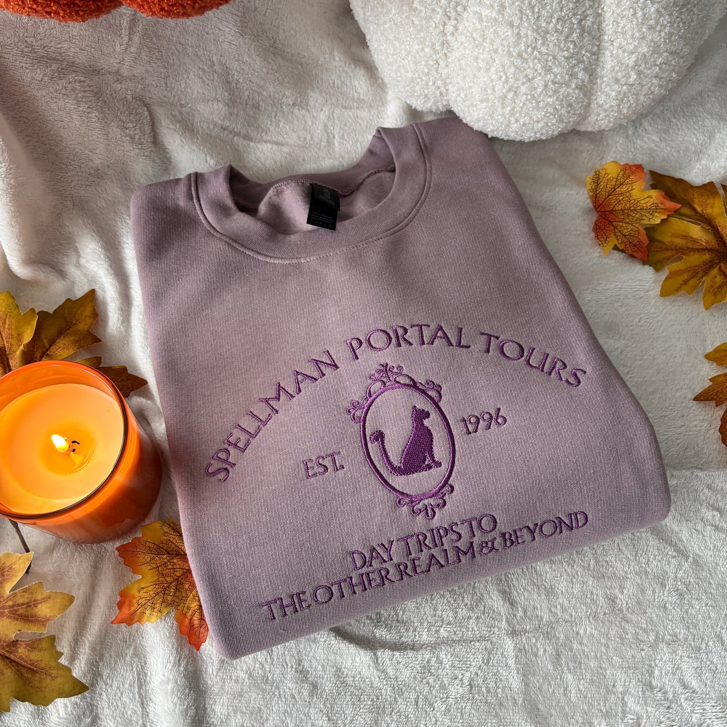 SABRINA SPELLMAN PORTAL TOURS EMBROIDERED SWEATSHIRT