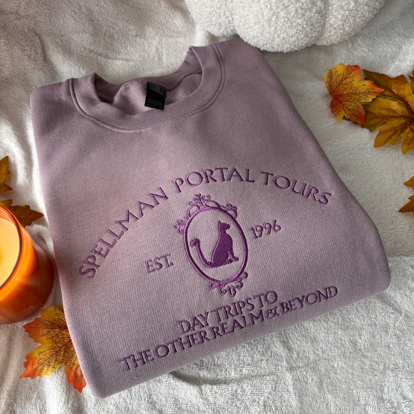 SABRINA SPELLMAN PORTAL TOURS EMBROIDERED SWEATSHIRT