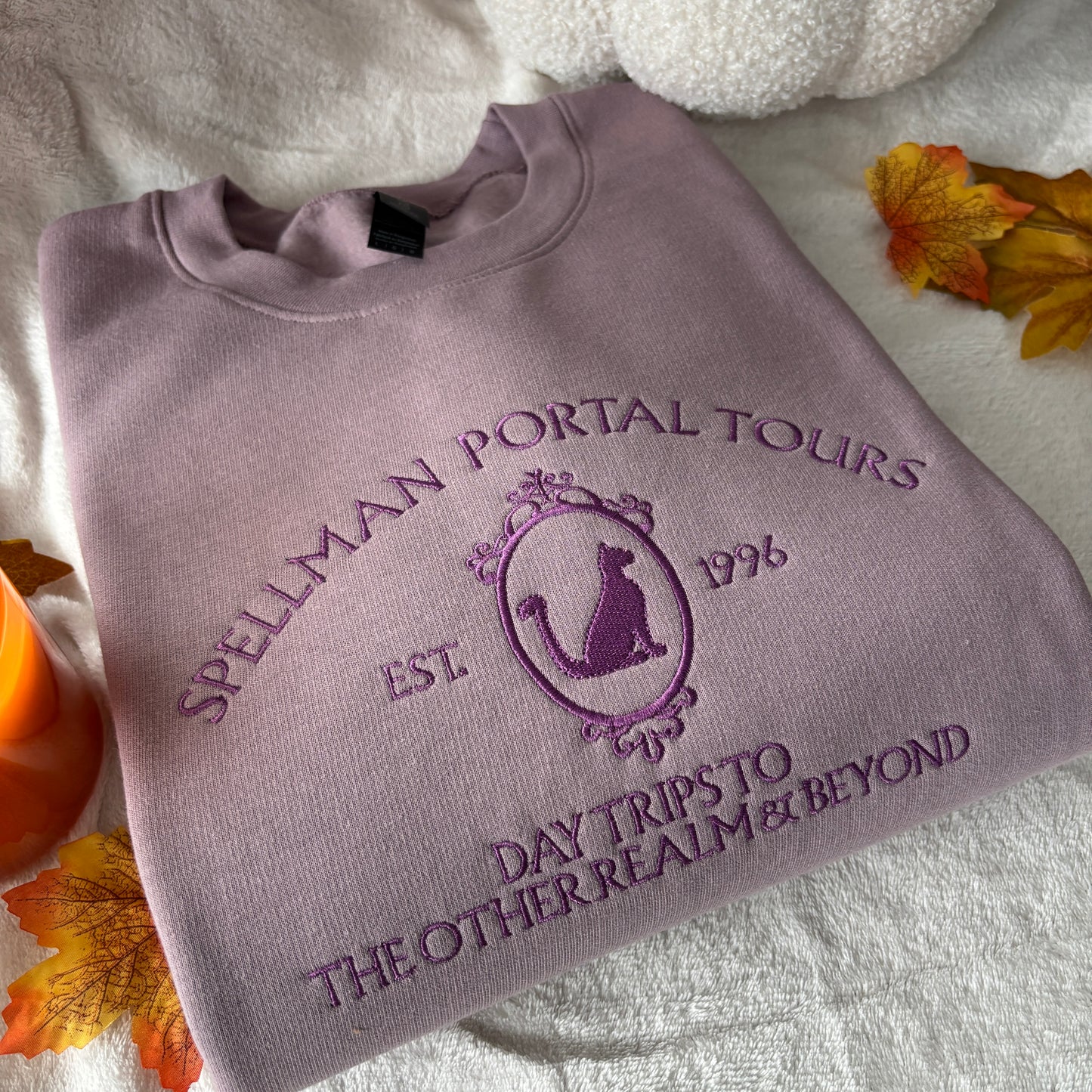SABRINA SPELLMAN PORTAL TOURS EMBROIDERED SWEATSHIRT