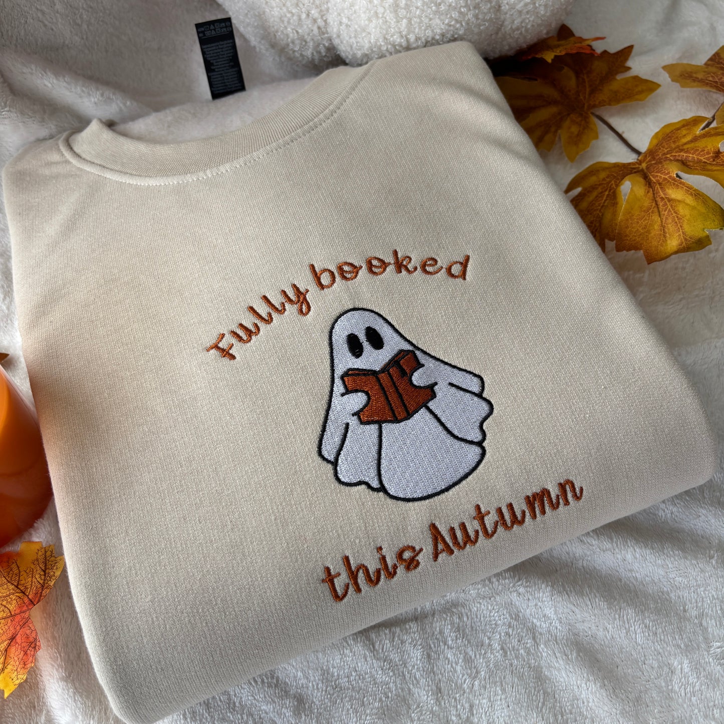 FULLY BOOKED THIS AUTUMN EMBROIDERED SWEATSHIRT