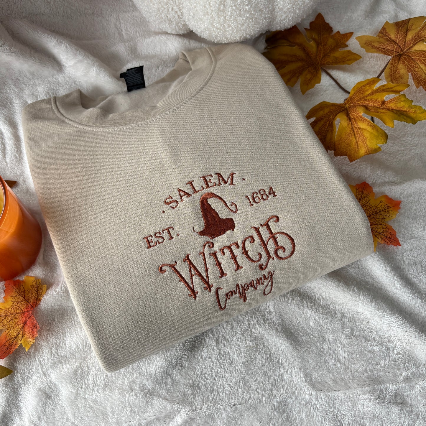 SALEM WITCH COMPANY EMBROIDERED SWEATSHIRT
