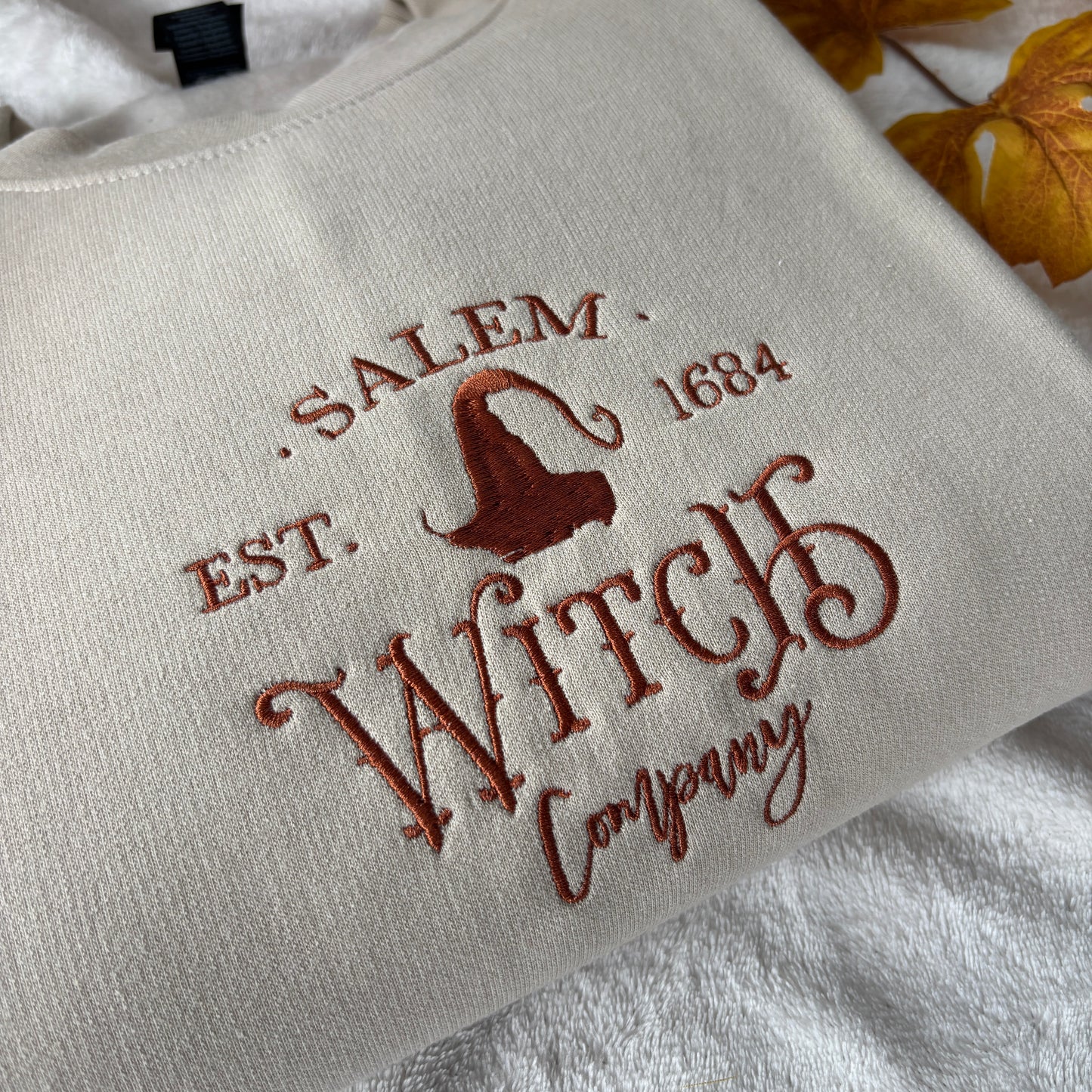 SALEM WITCH COMPANY EMBROIDERED SWEATSHIRT