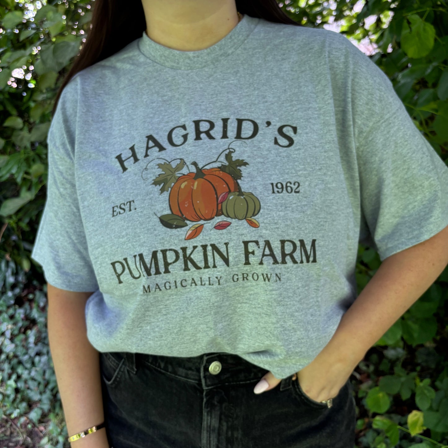 HAGRID'S PUMPKIN FARM PRINTED T-SHIRT/ SWEATSHIRT