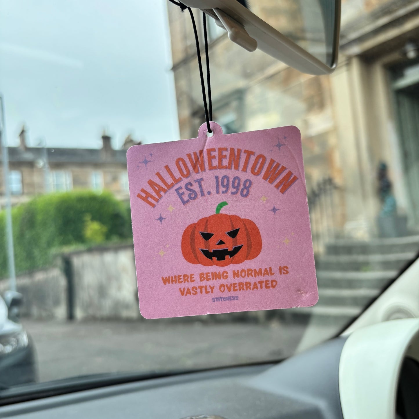 HALLOWEEN STITCHESS EXCLUSIVE CAR AIRFRESHENERS
