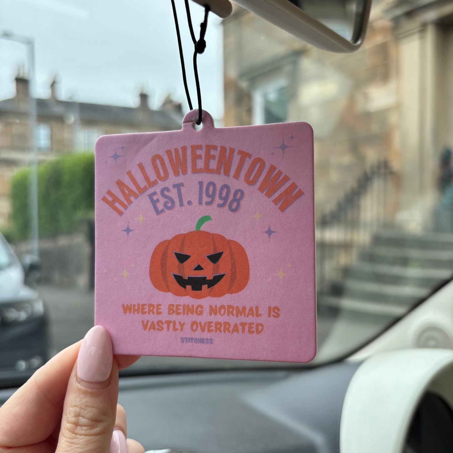 HALLOWEEN STITCHESS EXCLUSIVE CAR AIRFRESHENERS