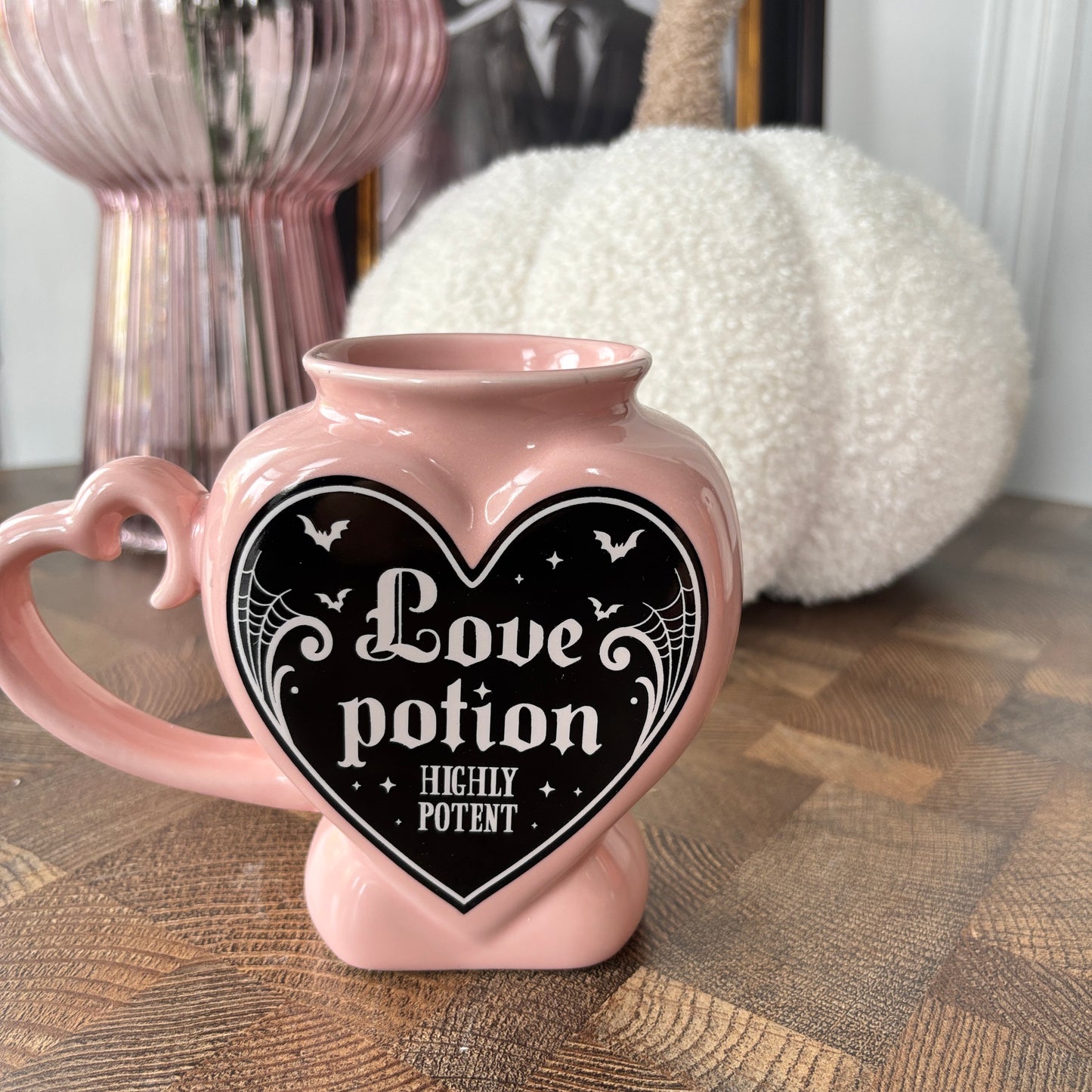 LOVE POTION HEART SHAPED MUG