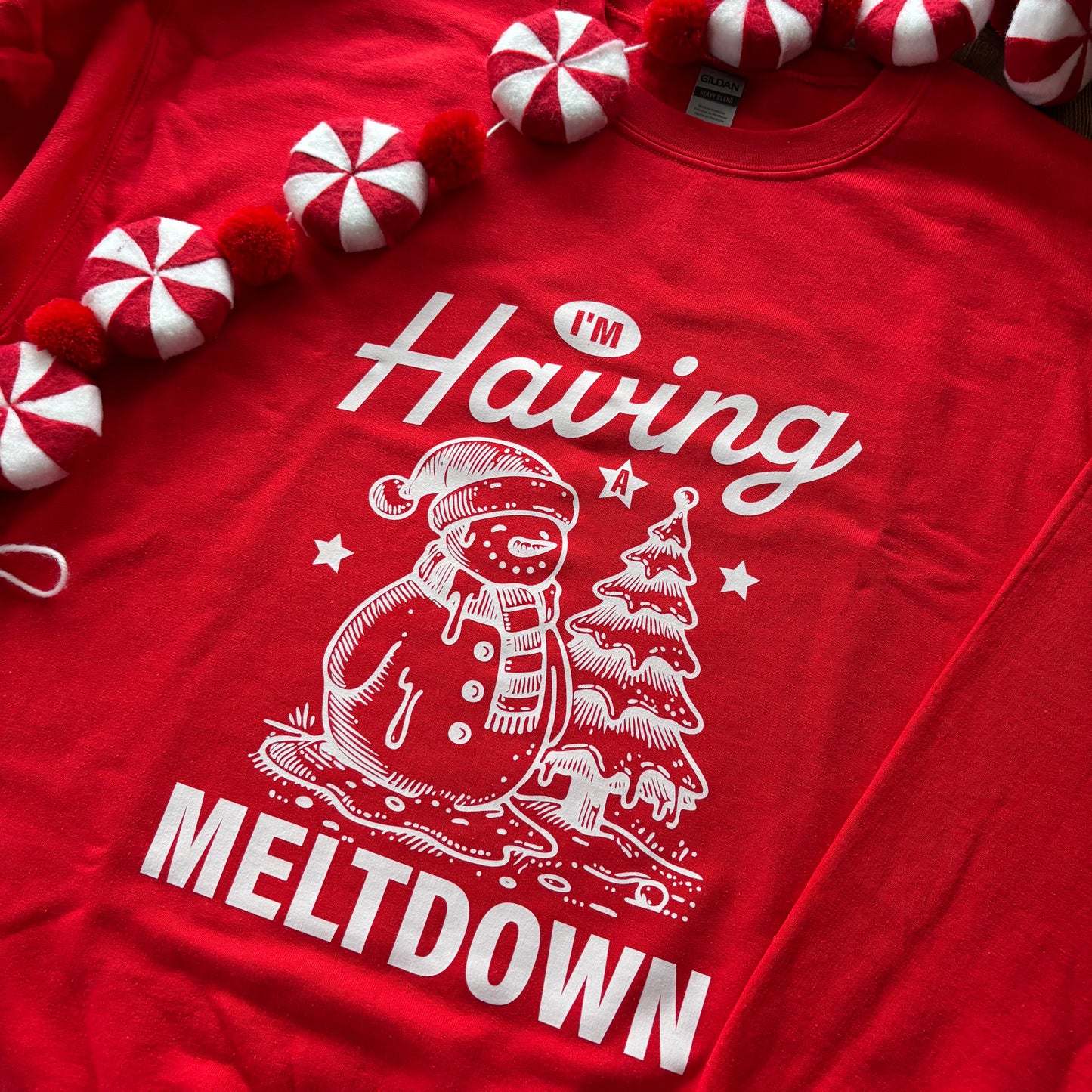 HAVING A MELTDOWN PRINTED T-SHIRT/ SWEATSHIRT