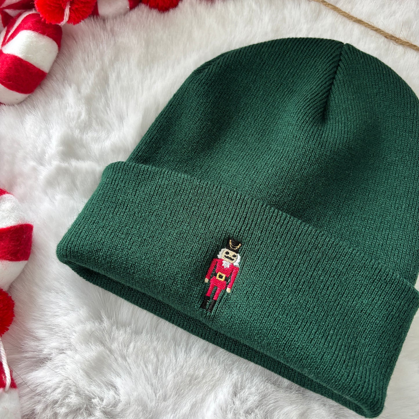 SUPER CUTE & COSY CHRISTMAS EMBROIDERED BEANIE