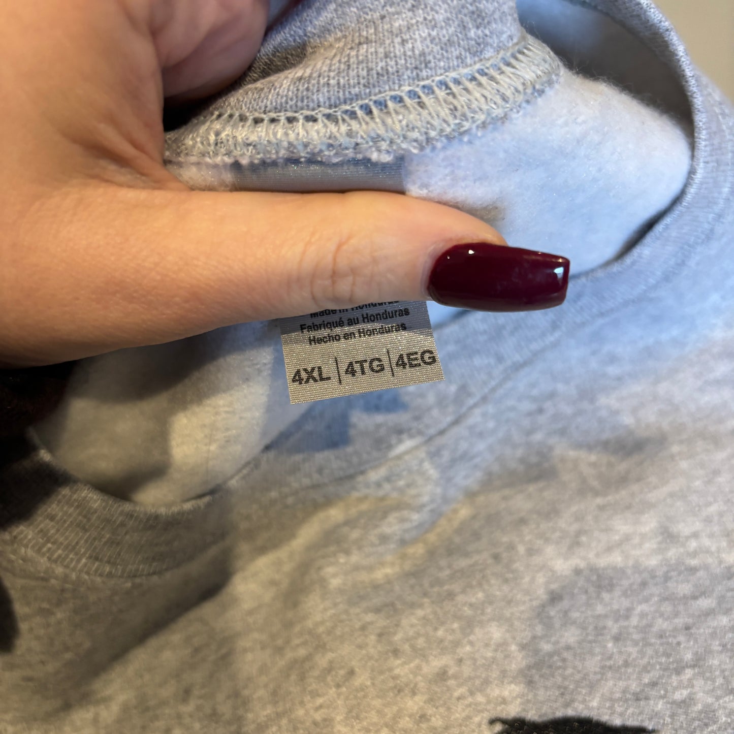 4XL MARL ADDAMS FAMILY EMBROIDERED SWEATSHIRT *SAMPLE*