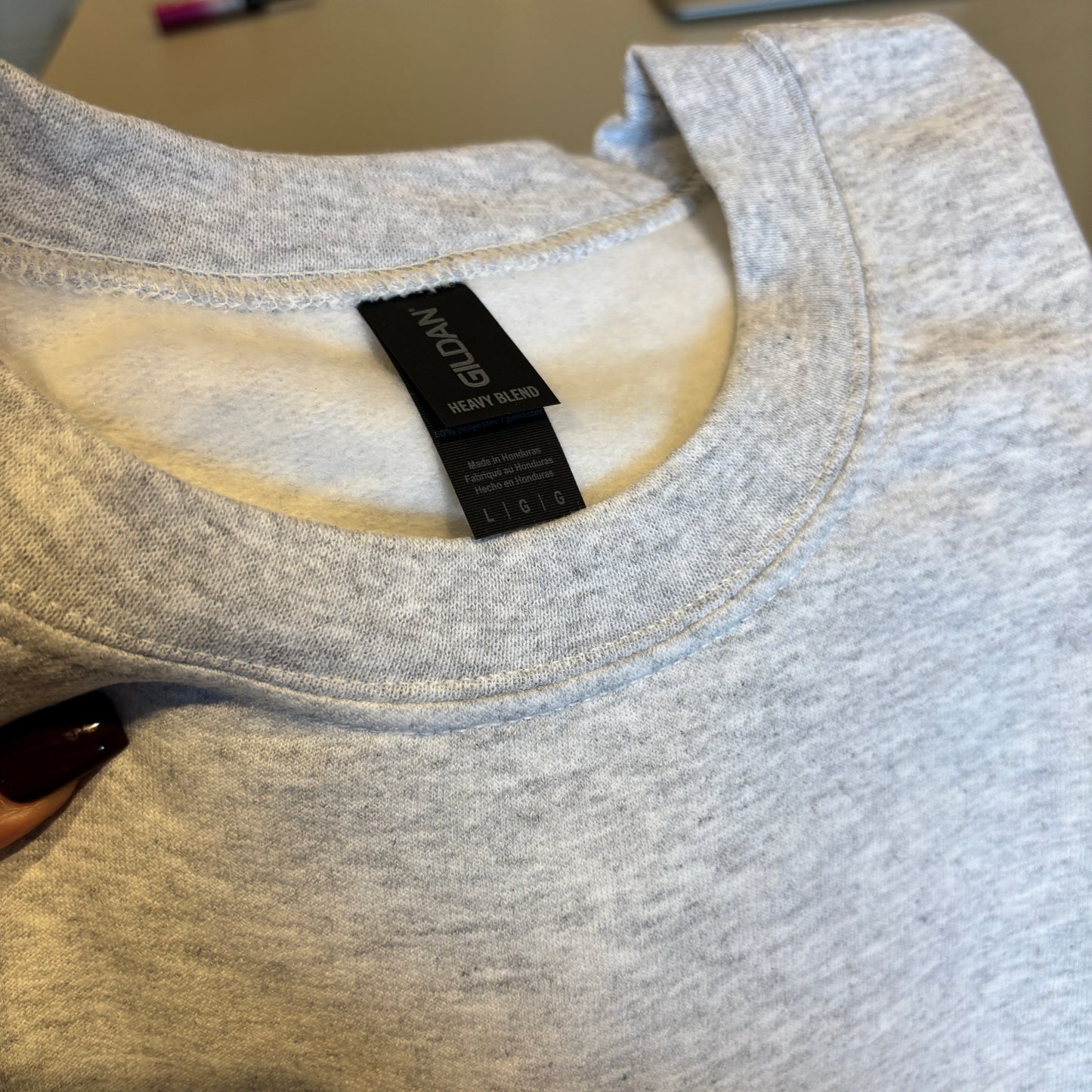 LARGE ASH SWEETHEARTS EMBROIDERED SWEATSHIRT *SAMPLE*